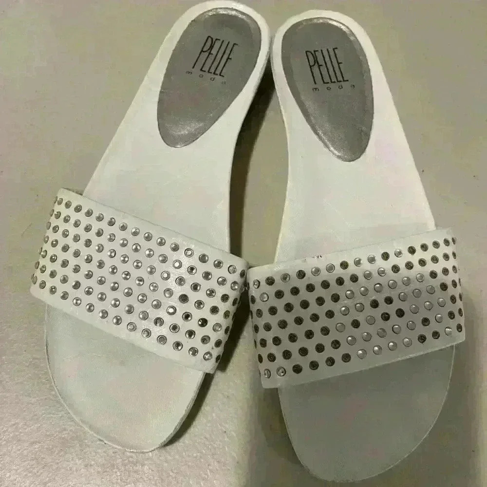 Pelle Moda Rhinestone sandals Size 8.5 - Picture 4 of 8